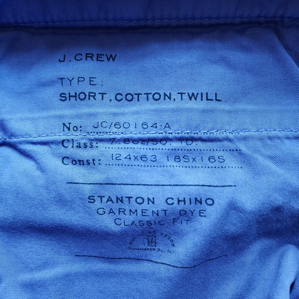 J. Crew Stanton Lavender Chino Flat Front Shorts Preppy Cotton Twill Travel